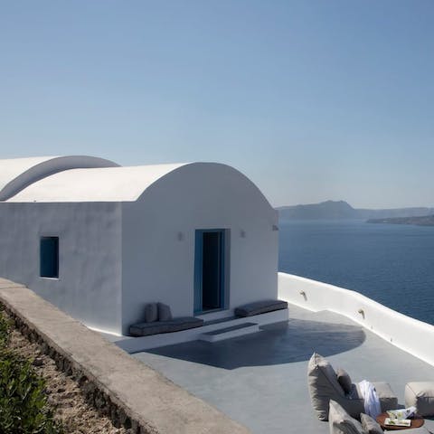Stay in a home with plenty of Cycladic charm