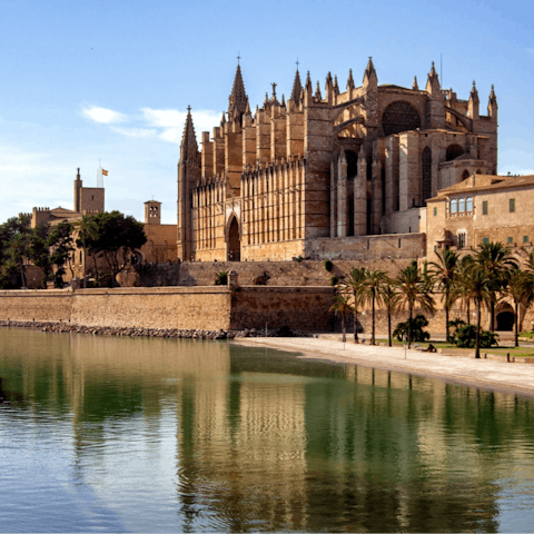 Drive to the ornate city of Palma in just forty minutes