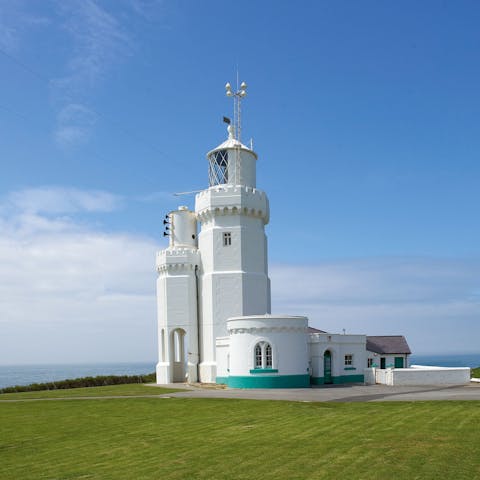 Capture your own postcard shot of St Catherine's Lighthouse