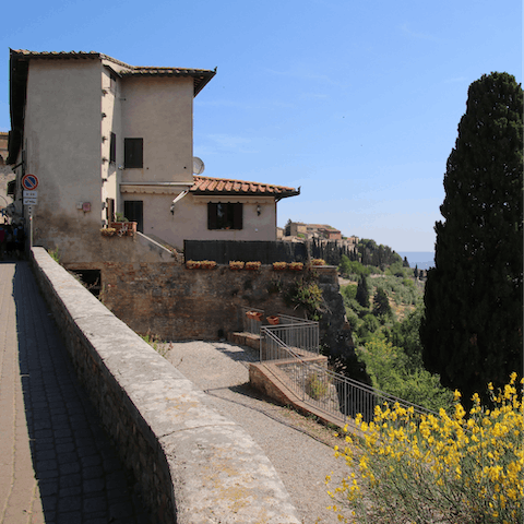 Head into nearby Gaiole in Chianti and enjoy dinner in a traditional eatery