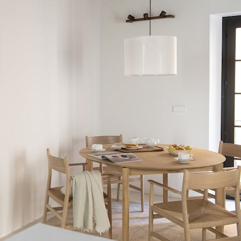 Tuck into some delicious Catalan culinary delights at the dining area