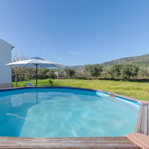 Guests loved the incredible views from the terrace and pool.