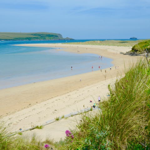 Pack a picnic and spend the day at Rock Beach, only ten minutes' walk from the home