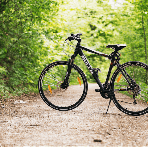 Bike along the Tarka Trail – a thirteen-minute drive away