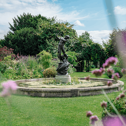 Spend a peaceful afternoon at Regent's Park, a fifteen-minute walk from home