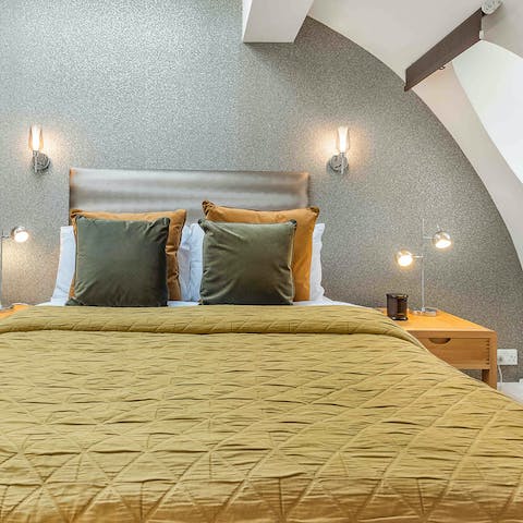 Wake up well-rested in the plush bedrooms 
