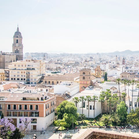 Explore Málaga's old town which surrounds this home