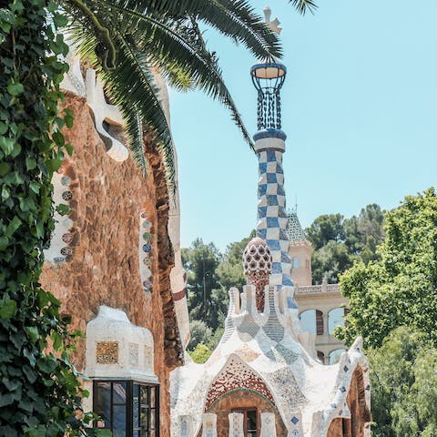 Explore Gaudí’s many architectural masterpieces in the Gràcia district