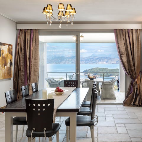 Dine with a view of the magnificent coast