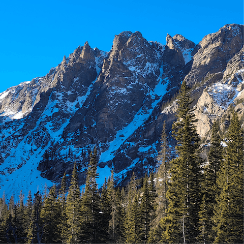 Ski, cycle and hike in the Rocky Mountain foothills, twenty minutes away by car