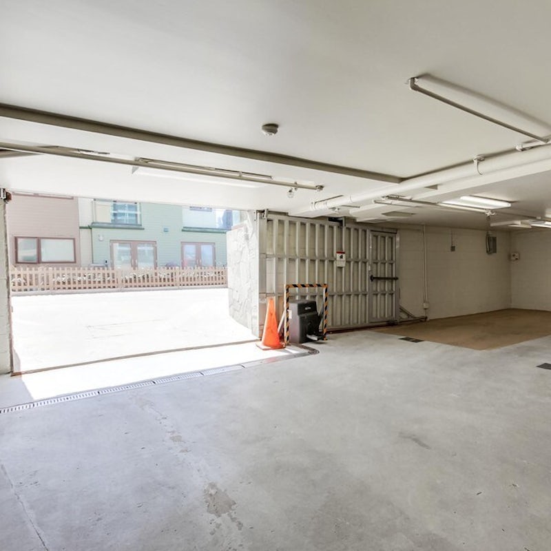 There is secure parking for several cars on site