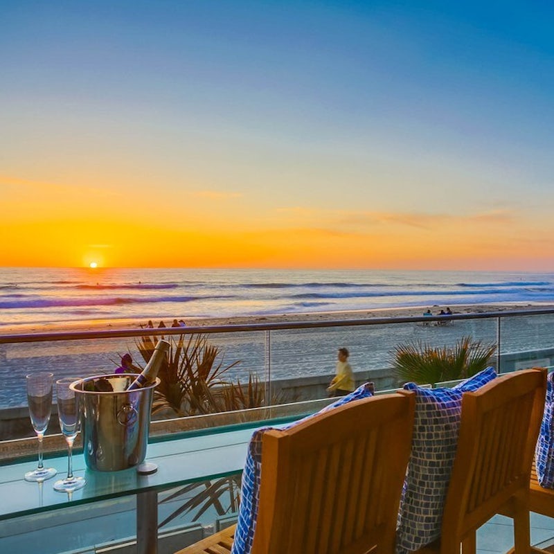 You'll be right by the beach, with views out over the Pacific