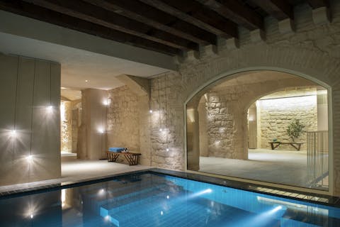 Come home and cool off in the indoor pool