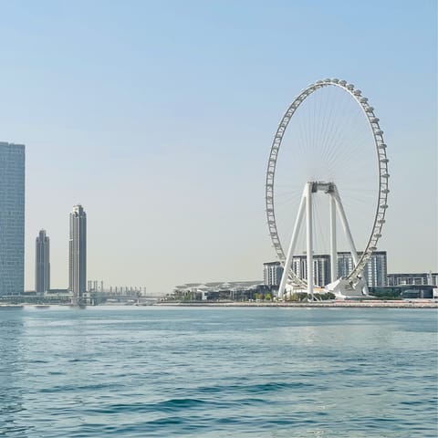 Visit nearby Ain Dubai, the world's largest observation wheel