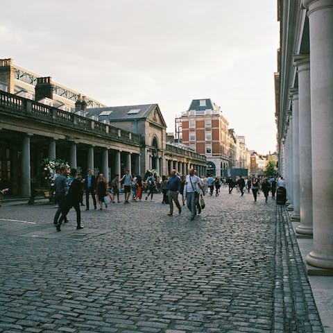 Take a two-minute stroll into Covent Garden's famous square for a dazzling array of restaurants