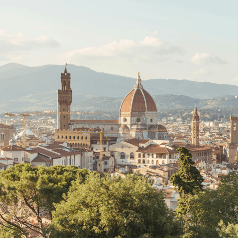 Hop on the tram and be in central Florence in ten minutes