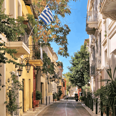 Put your phone away and wander Plaka's car-free lanes with no particular plan