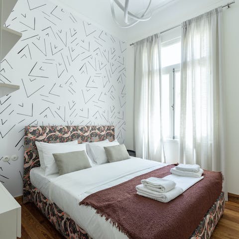 Sleep soundly in your stylish bedroom