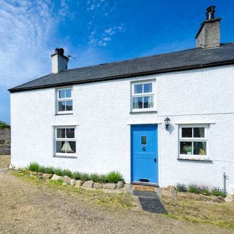 Stay in a cute, traditional Welsh cottage