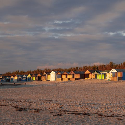 Make sunset strolls along West Wittering Beach part of your new everyday, it's just five minutes from your door