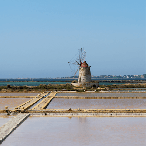 Explore the peaceful landscapes of Trapani in the west of Sicily