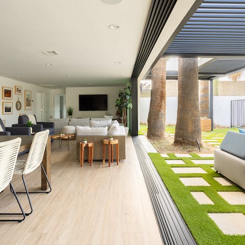 Slide open the patio doors and embrace outdoor living