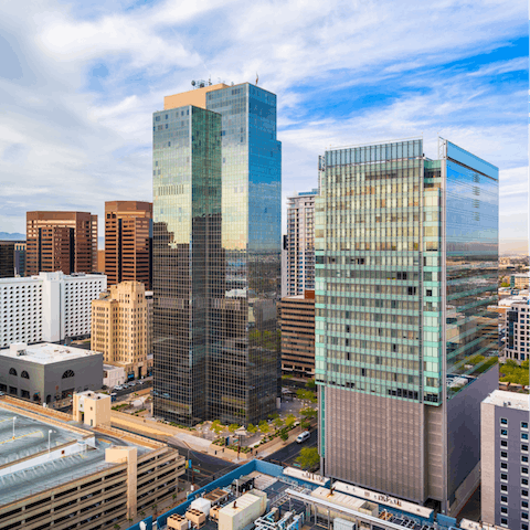 Explore the sights of downtown Phoenix