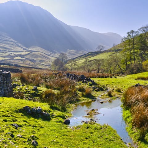 Enjoy the breathtaking scenery of the Lake District 