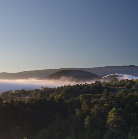 Follow hiking trails through the beautiful Bolu countryside 