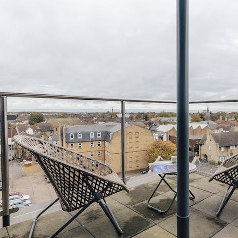 Relax with a stunning panoramic view