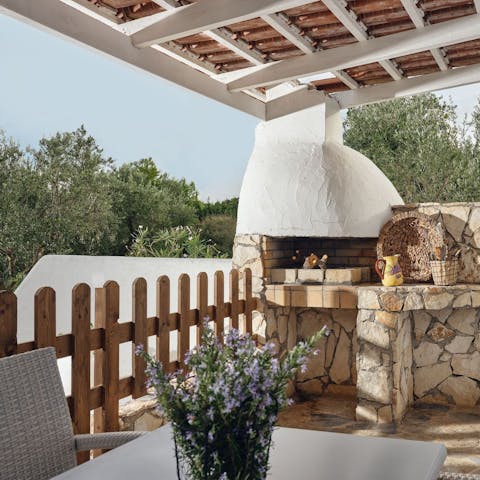 Make use of your barbecue and host a family dinner on your private terrace