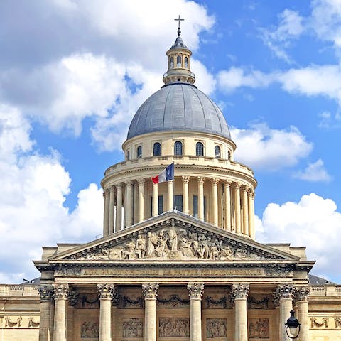 Visit the Panthéon just a few metres away