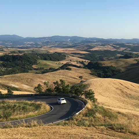 Take the scenic drive to Volterra – just 20 kilometres away
