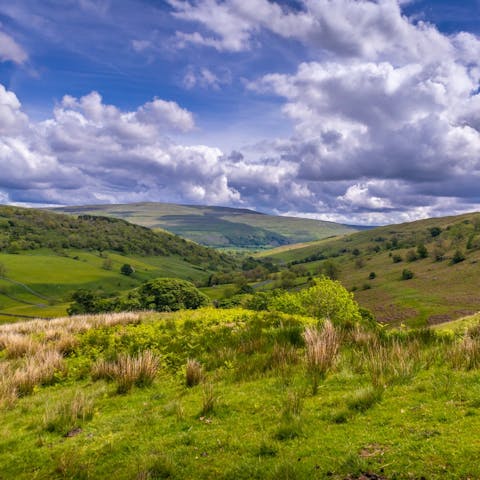 Delve into the Yorkshire Dales for inspiring walks –⁠ the National Park is just a twenty-minute drive away