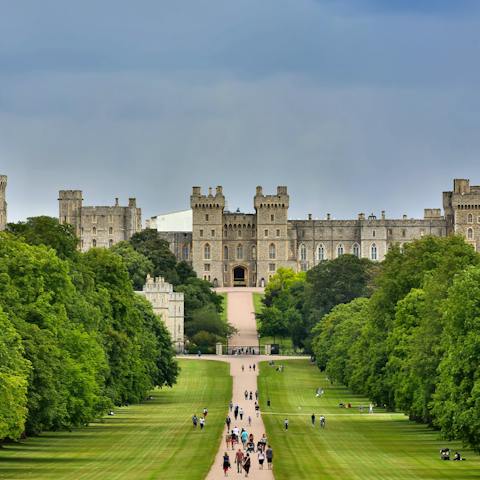 Take a tour of Windsor Castle, a ten-minute walk away