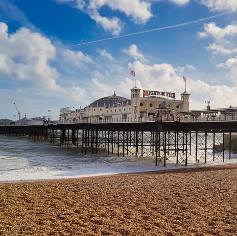 Stroll along Brighton Pier before exploring the rest of the city