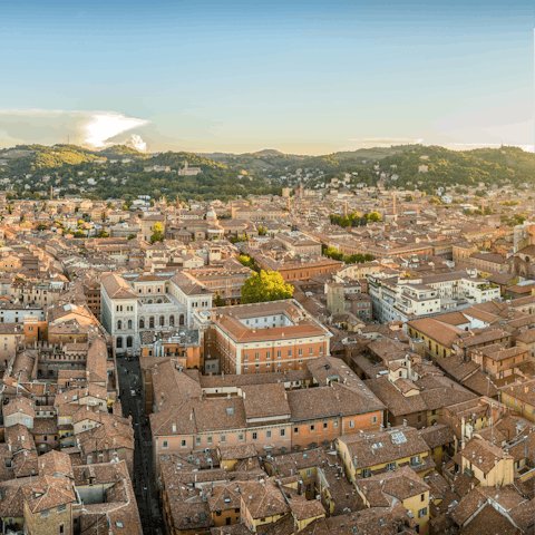 Explore the historic city of Bologna, home to sprawling plaza and medieval towers