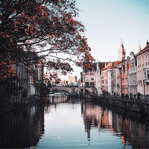 Explore the heart of historic Ghent from your doorstep