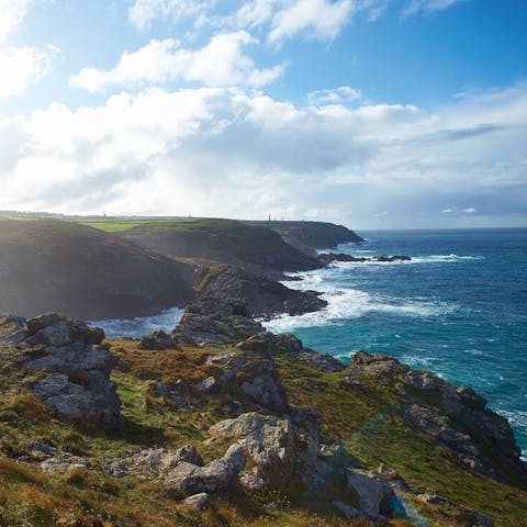 Walk along the coast taking in the wonderful views