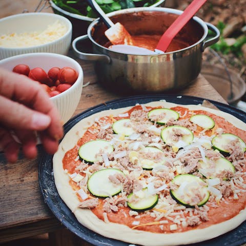 Rustle up a fresh pizza and enjoy the authentic taste of Italy