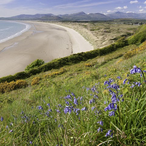 Make the most of your home's location on the Snowdonia coastline,  the nearest sandy beach is only five minutes away