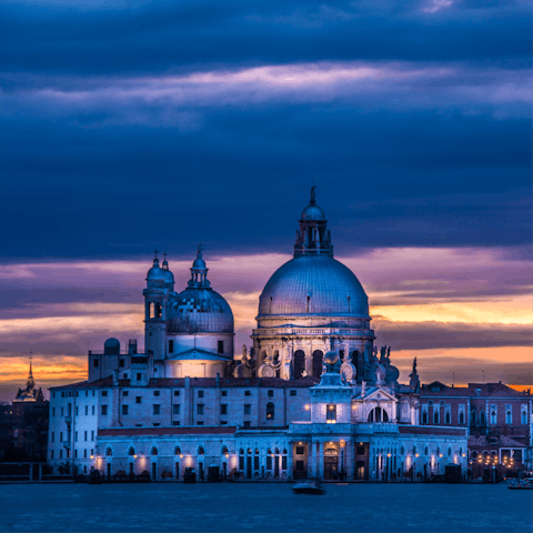Visit Venice's majestic and historic Basilica di Santa Maria della Salute