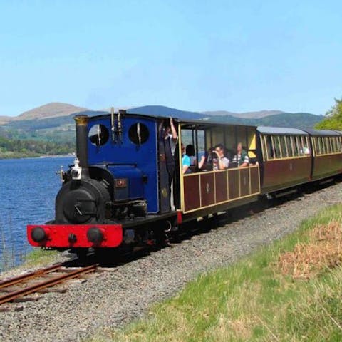 Head to the lakeside narrow gauge railway – a firm family favourite