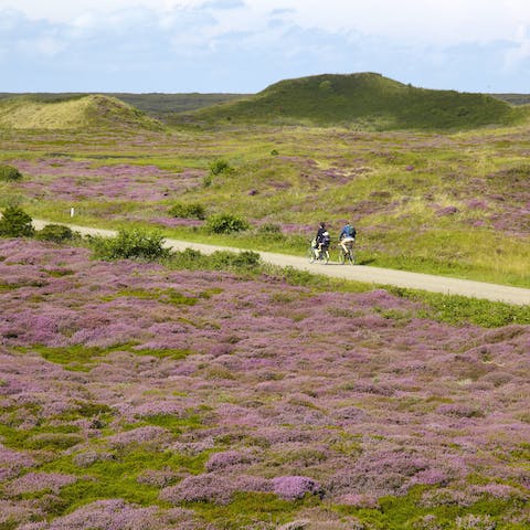 Hike or cycle along the coast whilst gazing at the beautiful views