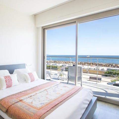 Wake up to stunning sea views stretching over Alcudia Bay 
