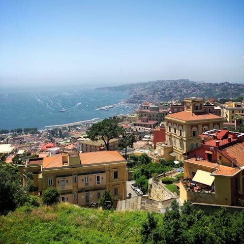 Drive into the authentically Italian city of Naples and live like a local