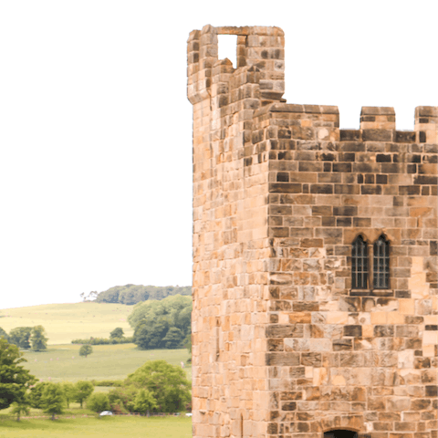 Immerse yourself in history at Alnwick Castle, only five minutes away