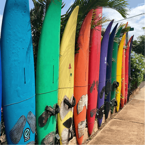 Head to Santa Barbara for a day of surfing