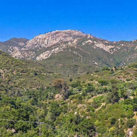 Go for long hikes in Mission Canyon