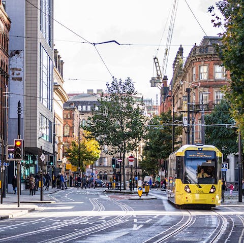 Stay in the centre of Manchester between the Northern Quarter and Deansgate